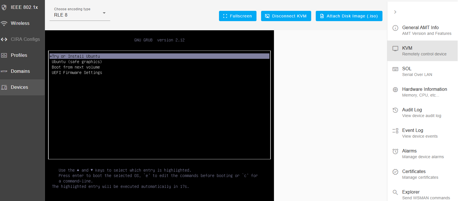 Figure 8: Full Ubuntu LTS Boot